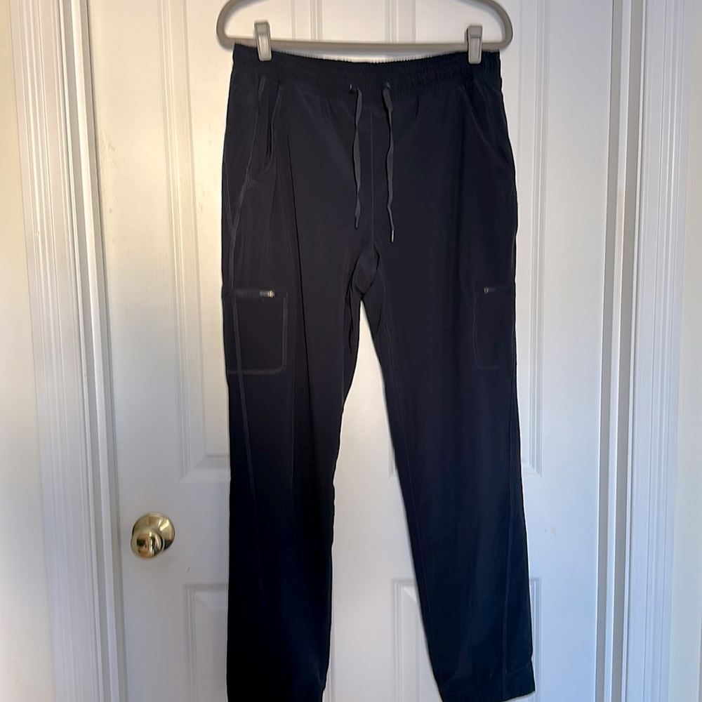 Eddie Bauer Women’s Navy Polar Fleece-lined Pull-On Pants Size 10